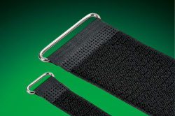 HOOK & LOOP TIE WITH METAL BUCKLE